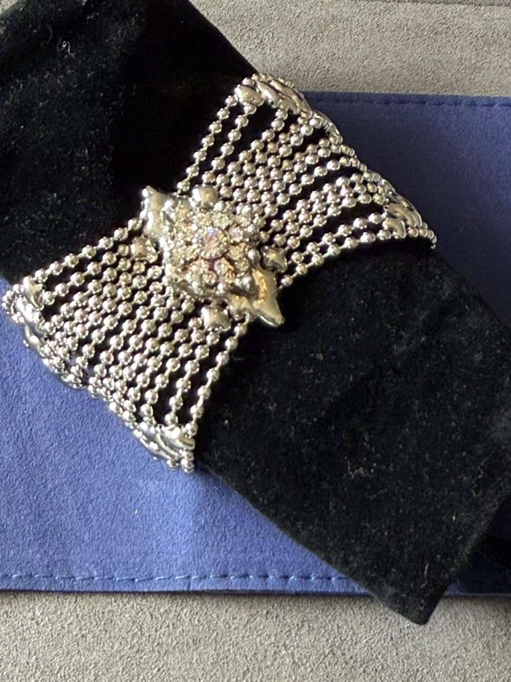 SG LIQUID META  BRACELET WITH SWAROVSKI CRYSTALS BY SERGIO GUTIERREZ